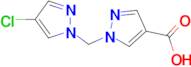 1-[(4-chloro-1H-pyrazol-1-yl)methyl]-1H-pyrazole-4-carboxylic acid