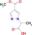 2-[4-(methoxycarbonyl)-1H-pyrazol-1-yl]propanoic acid