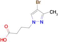 4-(4-bromo-3-methyl-1H-pyrazol-1-yl)butanoic acid