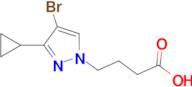 4-(4-bromo-3-cyclopropyl-1H-pyrazol-1-yl)butanoic acid