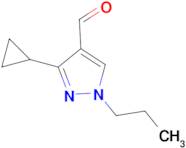 3-cyclopropyl-1-propyl-1H-pyrazole-4-carbaldehyde