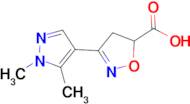 3-(1,5-dimethyl-1H-pyrazol-4-yl)-4,5-dihydroisoxazole-5-carboxylic acid