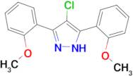 4-chloro-3,5-bis(2-methoxyphenyl)-1H-pyrazole