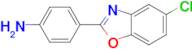 4-(5-chloro-1,3-benzoxazol-2-yl)aniline