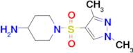 1-[(1,3-dimethyl-1H-pyrazol-4-yl)sulfonyl]piperidin-4-amine