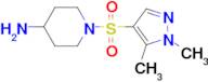 1-[(1,5-dimethyl-1H-pyrazol-4-yl)sulfonyl]piperidin-4-amine