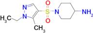 1-[(1-ethyl-5-methyl-1H-pyrazol-4-yl)sulfonyl]piperidin-4-amine