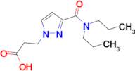 3-{3-[(dipropylamino)carbonyl]-1H-pyrazol-1-yl}propanoic acid