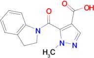 5-(2,3-dihydro-1H-indol-1-ylcarbonyl)-1-methyl-1H-pyrazole-4-carboxylic acid