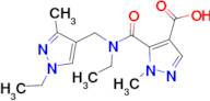 5-({ethyl[(1-ethyl-3-methyl-1H-pyrazol-4-yl)methyl]amino}carbonyl)-1-methyl-1H-pyrazole-4-carboxylic acid