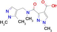 3-{[[(1,5-dimethyl-1H-pyrazol-4-yl)methyl](methyl)amino]carbonyl}-1-methyl-1H-pyrazole-4-carboxy...