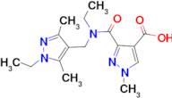 3-({ethyl[(1-ethyl-3,5-dimethyl-1H-pyrazol-4-yl)methyl]amino}carbonyl)-1-methyl-1H-pyrazole-4-carboxylic acid