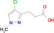 3-(4-chloro-1-methyl-1H-pyrazol-3-yl)propanoic acid