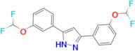 3,5-bis[3-(difluoromethoxy)phenyl]-1H-pyrazole