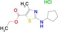 ethyl 2-(cyclopentylamino)-4-methyl-1,3-thiazole-5-carboxylate