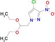 4-chloro-1-(2,2-diethoxyethyl)-3-nitro-1H-pyrazole