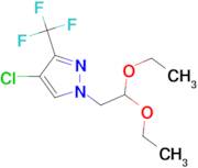 4-chloro-1-(2,2-diethoxyethyl)-3-(trifluoromethyl)-1H-pyrazole