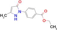 ethyl 4-(3-methyl-5-oxo-2,5-dihydro-1H-pyrazol-1-yl)benzoate