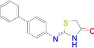 (2Z)-2-(1,1'-biphenyl-4-ylimino)-1,3-thiazolidin-4-one