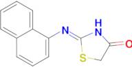 (2Z)-2-(1-naphthylimino)-1,3-thiazolidin-4-one