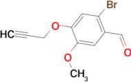 2-bromo-5-methoxy-4-(prop-2-ynyloxy)benzaldehyde