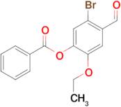 5-bromo-2-ethoxy-4-formylphenyl benzoate