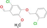 2-chloro-4-[(2-chlorobenzyl)oxy]-5-methoxybenzaldehyde