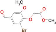 methyl (2-bromo-4-formyl-6-methoxyphenoxy)acetate