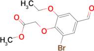 methyl (2-bromo-6-ethoxy-4-formylphenoxy)acetate