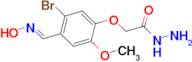 2-{5-bromo-4-[(E)-(hydroxyimino)methyl]-2-methoxyphenoxy}acetohydrazide