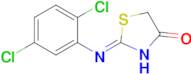 (2Z)-2-[(2,5-dichlorophenyl)imino]-1,3-thiazolidin-4-one