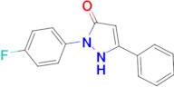 2-(4-fluorophenyl)-5-phenyl-1,2-dihydro-3H-pyrazol-3-one