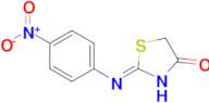 (2Z)-2-[(4-nitrophenyl)imino]-1,3-thiazolidin-4-one