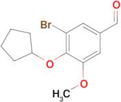 3-bromo-4-(cyclopentyloxy)-5-methoxybenzaldehyde