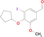 4-(cyclopentyloxy)-3-iodo-5-methoxybenzaldehyde