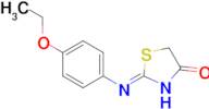 (2Z)-2-[(4-ethoxyphenyl)imino]-1,3-thiazolidin-4-one