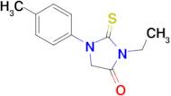 3-ethyl-1-(4-methylphenyl)-2-thioxoimidazolidin-4-one