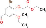 ethyl 2-(2-bromo-6-ethoxy-4-formylphenoxy)propanoate