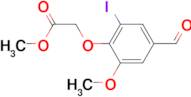 methyl (4-formyl-2-iodo-6-methoxyphenoxy)acetate