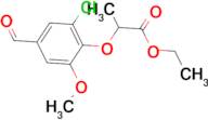 ethyl 2-(2-chloro-4-formyl-6-methoxyphenoxy)propanoate