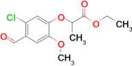 ethyl 2-(5-chloro-4-formyl-2-methoxyphenoxy)propanoate