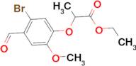 ethyl 2-(5-bromo-4-formyl-2-methoxyphenoxy)propanoate