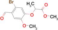 methyl 2-(5-bromo-4-formyl-2-methoxyphenoxy)propanoate