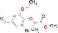 methyl 2-(2-bromo-6-ethoxy-4-formylphenoxy)propanoate