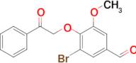 3-bromo-5-methoxy-4-(2-oxo-2-phenylethoxy)benzaldehyde