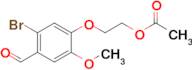 2-(5-bromo-4-formyl-2-methoxyphenoxy)ethyl acetate