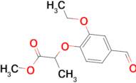 methyl 2-(2-ethoxy-4-formylphenoxy)propanoate