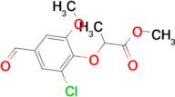 methyl 2-(2-chloro-4-formyl-6-methoxyphenoxy)propanoate