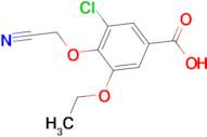 3-chloro-4-(cyanomethoxy)-5-ethoxybenzoic acid