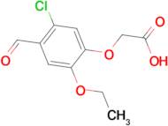 (5-chloro-2-ethoxy-4-formylphenoxy)acetic acid